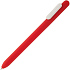 Ручка шариковая Swiper Soft Touch, красная с белым - Фото 1