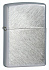 Зажигалка ZIPPO с покрытием Herringbone Sweep, латунь/сталь, серебристая, матовая, 38x13x57 мм - Фото 1