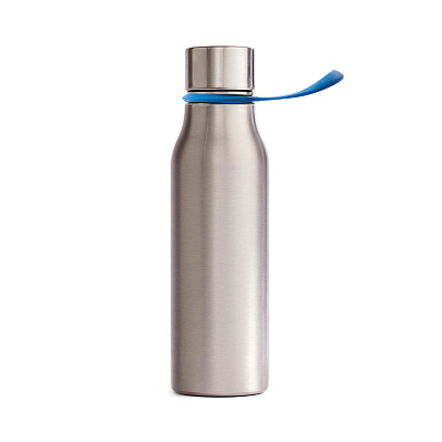 Бутылка для воды VINGA Lean из нержавеющей стали, 550 мл (Темно-синий;)