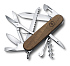 Нож перочинный VICTORINOX Huntsman, 91 мм, 13 функций, рукоять из орехового дерева - Фото 1