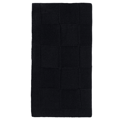 Плед Cella вязаный, темно-синий (без подарочной коробки)