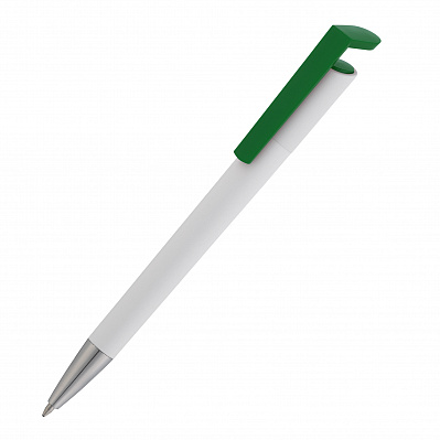 Ручка шариковая "Chuck"  (Белый с зеленым)