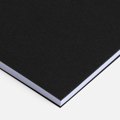 Блокнот Salvador в клетку, черный