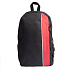 Рюкзак PLUS, чёрный/красный, 44 x 26 x 12 см, 100% полиэстер 600D - Фото 1