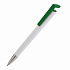 Ручка шариковая "Chuck", белый с зеленым - Фото 1