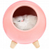 Беспроводная лампа-колонка Right Meow, розовая - Фото 2