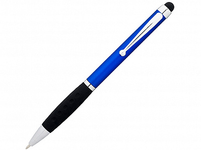 Ручка-стилус шариковая Ziggy (Синий/черный)