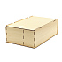 Подарочная коробка ламинированная из HDF 35,5*23,4*12,5 см ( 2 отделения)  - Фото 1