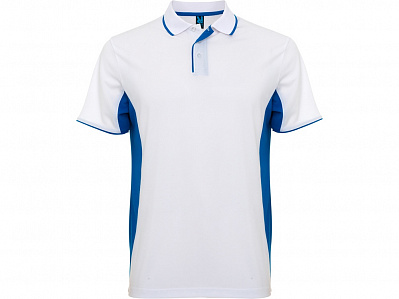 Рубашка поло Montmelo мужская (Белый/королевский синий)