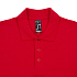 Рубашка поло мужская Spring 210, красная - Фото 3