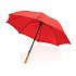 Автоматический зонт-трость с бамбуковой рукояткой Impact из RPET AWARE™, d103 см  - Фото 5