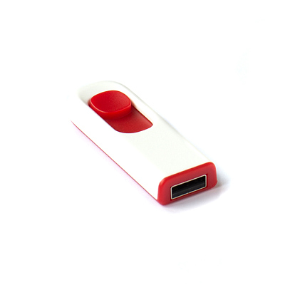 Пластик 08 Слайд промо, красный, 4Гб