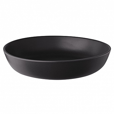 Тарелка глубокая Nordic Kitchen, черная (Черный)