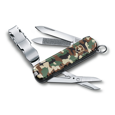 Нож-брелок VICTORINOX NailClip 580 65 мм 8 функций красный