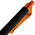 Ручка шариковая Prodir QS01 PRT-P Soft Touch, черная с оранжевым - Фото 6