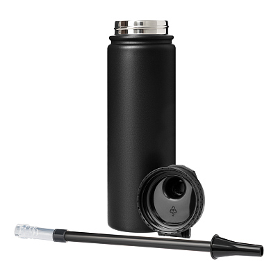 Термобутылка вакуумная герметичная Savona, черная