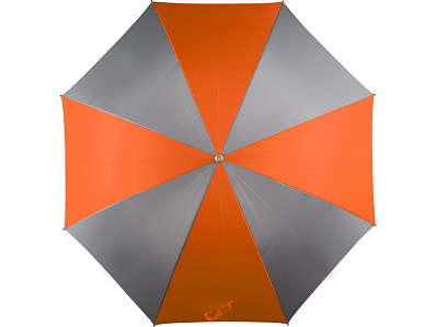 Зонт-трость Форсайт (Серый/оранжевый)
