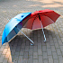 Зонт-трость SILVER, пластиковая ручка, полуавтомат - Фото 7