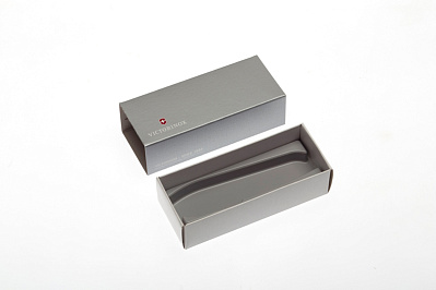 Коробка для ножей VICTORINOX 111 мм толщиной до 6 уровней картонная серебристая