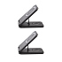 Складная беспроводная (15W) зарядная станция "Slap" с MagSafe, черный - Фото 7