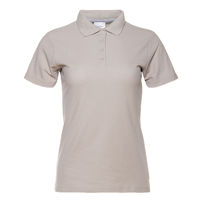 Рубашка поло женская STAN хлопок/полиэстер 185, 04WL (Светло-серый)