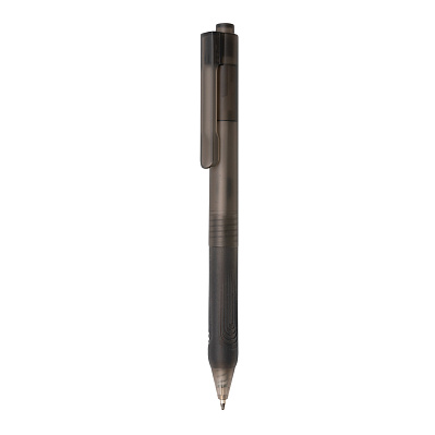 Ручка X9 с матовым корпусом и силиконовым грипом (Черный;)
