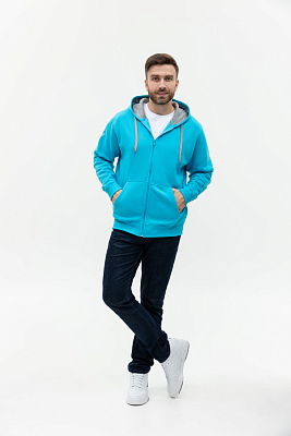 Толстовка мужская STAN с капюшоном на молнии футер с начёсом 280, 17