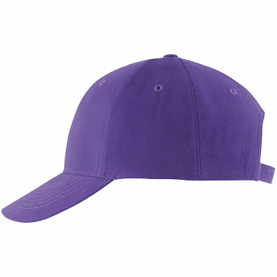 Бейсболка Buffalo, темно-фиолетовая (Фиолетовый)