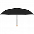 Зонт складной Nature Mini, черный - Фото 2