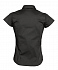 Рубашка женская с коротким рукавом Excess, черная - Фото 2