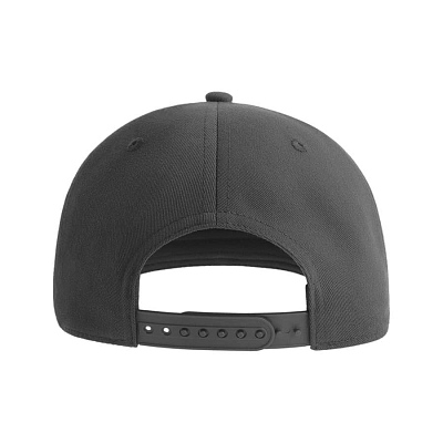 Бейсболка JAMES,6 клиньев,плоский козырек,ПВС застежка