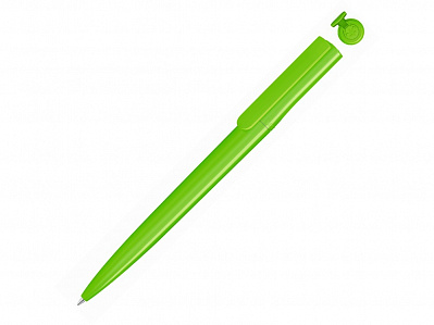 Ручка шариковая из переработанного пластика Recycled Pet Pen switch (Зеленое яблоко)