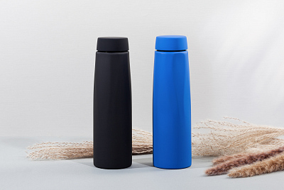 Бутылка для воды "Calypso" 650 мл, черный