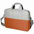 Конференц-сумка BEAM NOTE, серый/оранжевый, 39х30х6.5 см, ткань верха:100% полиамид, под-д:100%полиэ - Фото 1