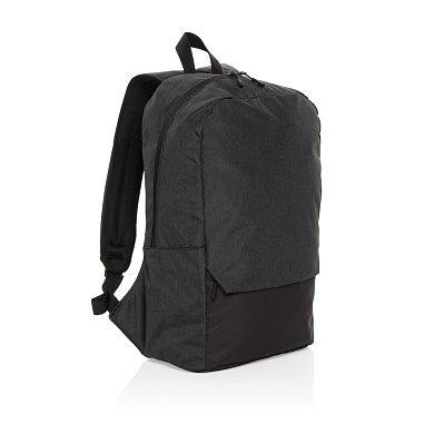 Рюкзак для ноутбука Kazu из rPET AWARE™, 15,6’’ (Черный;)