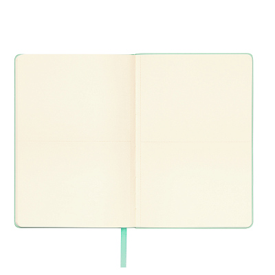 Ежедневник Spark недатированный, мятный (с упаковкой, со стикерами)