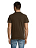 Рубашка поло мужская Summer 170, темно-коричневая (шоколад) - Фото 5