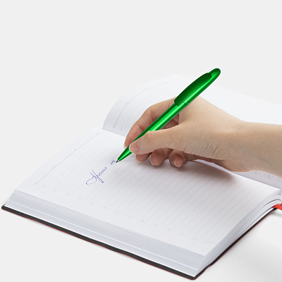 Ручка шариковая Moor Silver, зеленый металлик