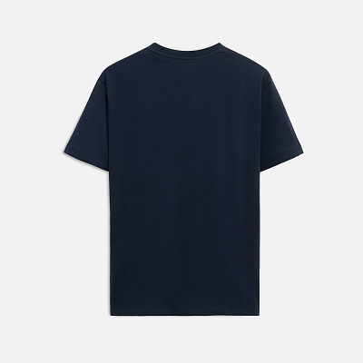 Футболка унисекс KRIS, 150 гр., темно-синяя, размер XXXL