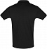 Рубашка поло мужская Perfect Men 180 черная - Фото 2
