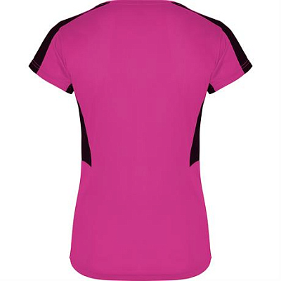 Спортивная футболка SUZUKA женская, ФУКСИЯ/ЧЕРНЫЙ 2XL