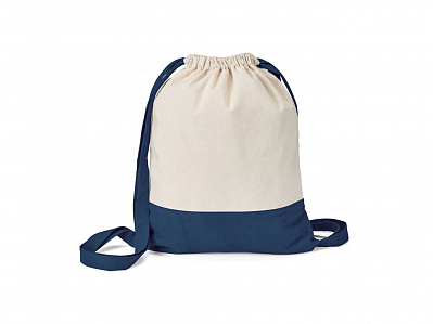 Сумка в формате рюкзака из 100% хлопка ROMFORD (Темно-синий)