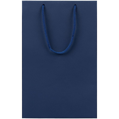 Пакет бумажный Porta S, вертикальный, темно-синий