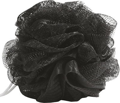 Мочалка Dewal Beauty для тела, 50г (черная), 1шт. (Черный)