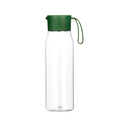 Бутылка для воды Step, зеленая (Зеленый)