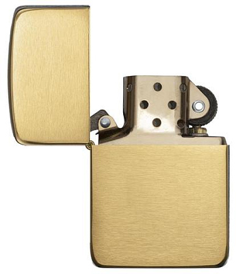 Зажигалка ZIPPO 1941 Replica™ с покрытием Brushed Brass, латунь/сталь, золотистая, 38x13x56 мм