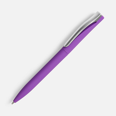Ручка шариковая Pin Soft Touch, ver.2, фиолетовая (Фиолетовый)