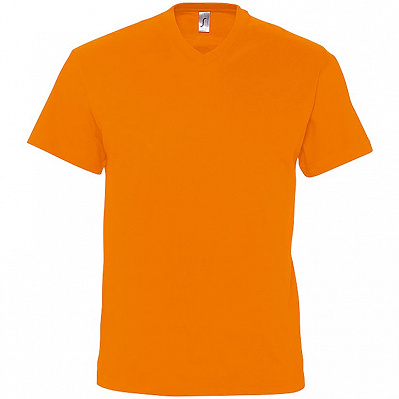 Футболка мужская с V-образным вырезом Victory 150, оранжевая (Оранжевый)