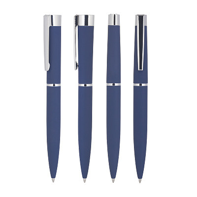 Ручка шариковая "Alice", покрытие soft touch, темно-синий