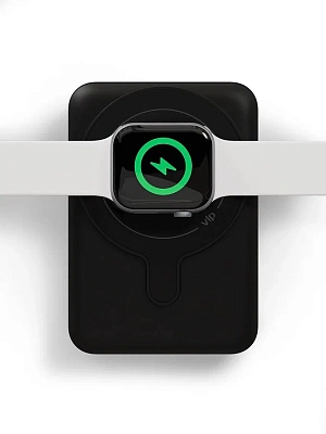 Беспроводной магнитный ПЗУ VLP Dual Magsafe PowerBank 5000, черный